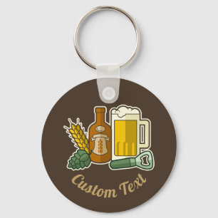 Porte-clés Porte - clé Icônes de bière