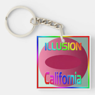 Porte-clés porte - clé "ILLUSION California"
