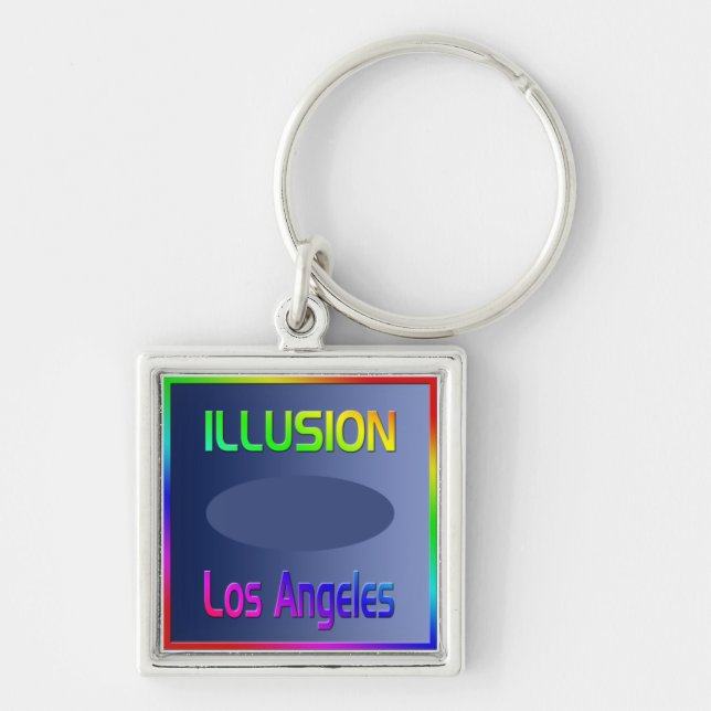 Porte-clés porte - clé "ILLUSION Los Angeles" ! (Devant)