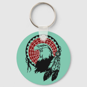Porte-clés Porte - clé indien d'Eagle Dreamcatcher