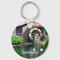Porte - clé Inspirationnel de la roue d'eau Sereni