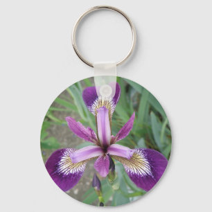 Porte-clés Porte - clé Iris violet