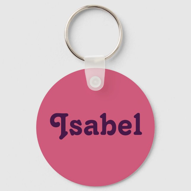 Porte-clés Porte - clé Isabel (Recto)