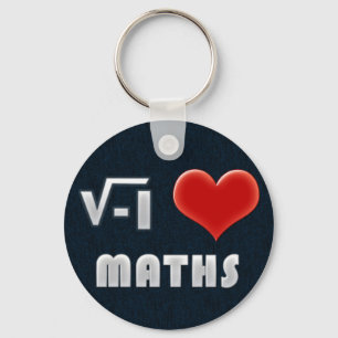 Porte-clés Porte - clé J'AIME LA MATH