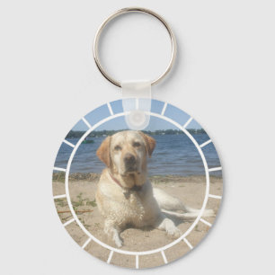 Porte-clés Porte - clé jaune de labrador retriever