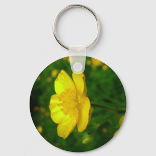 Porte-clés Porte - clé Jaune Fleur sauvage Cadeaux