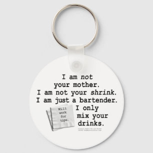 Porte-clés Porte - clé - je suis UN BARMAN