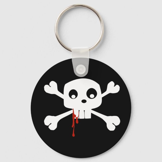 Porte-clés Porte - clé Jolly roger sanglant (Recto)