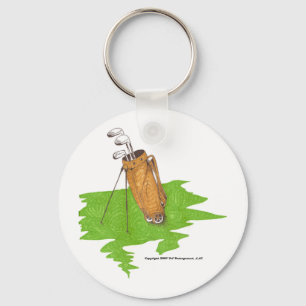 Porte-clés Porte - clé jouant au golf