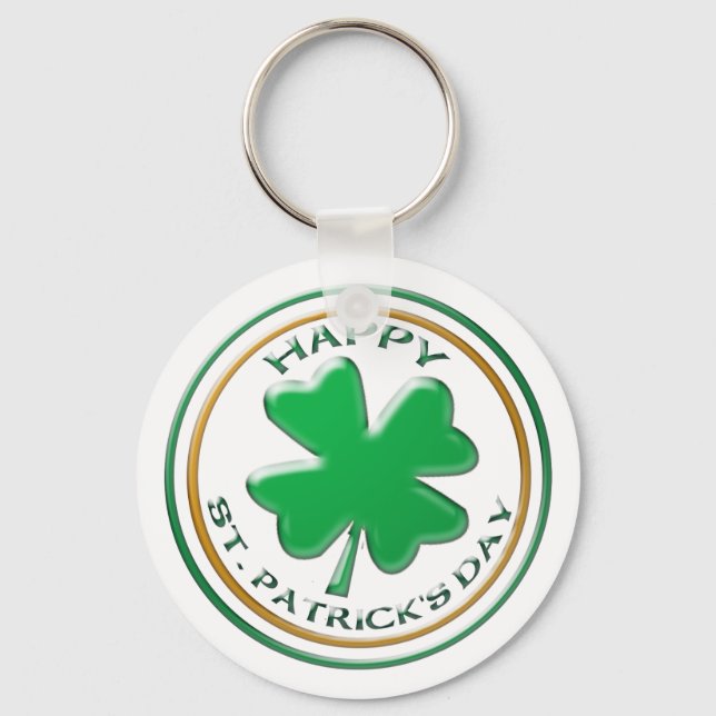 Porte-clés porte - clé Jour de la Saint Patrick (Recto)