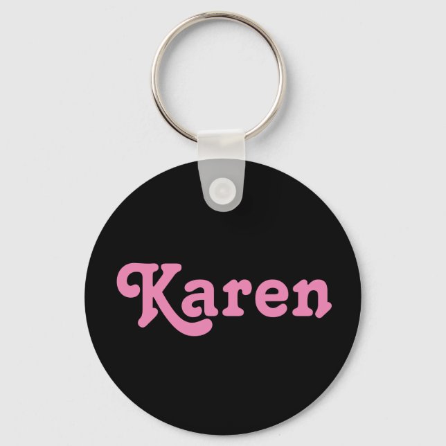 Porte-clés Porte - clé Karen (Recto)