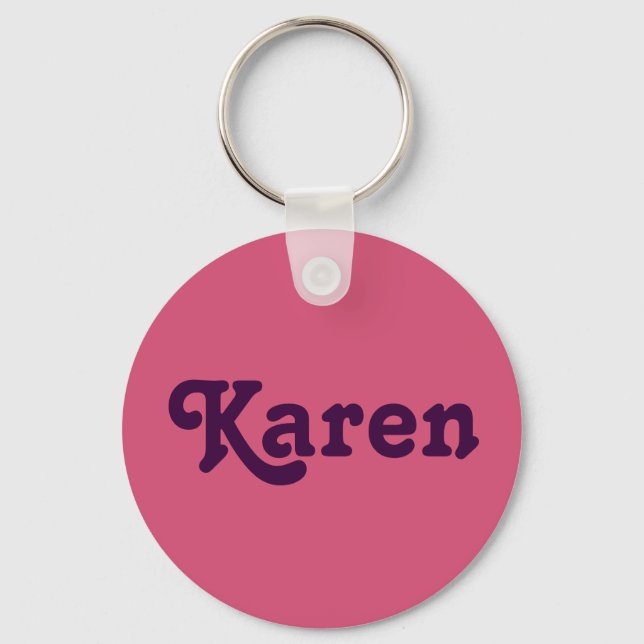 Porte-clés Porte - clé Karen (Recto)