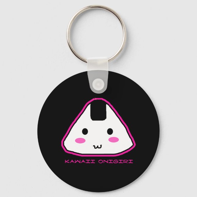 Porte-clés Porte - clé Kawaii Onigiri (Recto)