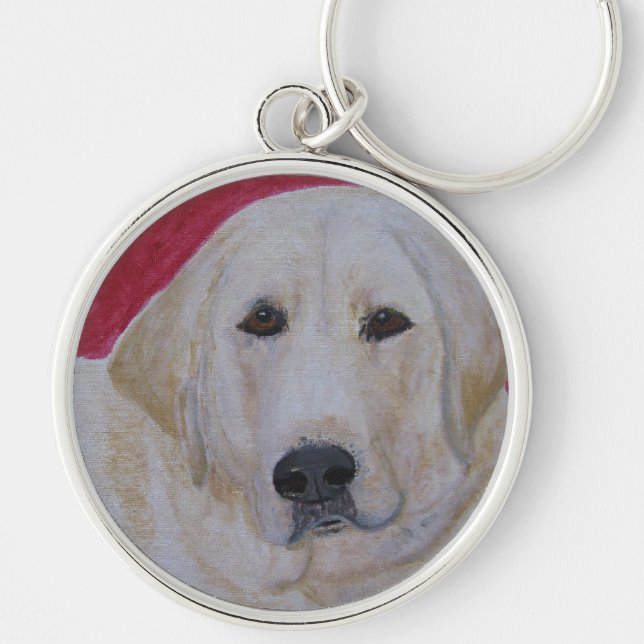 Porte-clés Porte - clé, labrador retriever jaune (Devant)