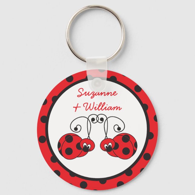 Porte-clés Porte - clé Ladybug Couple (Recto)