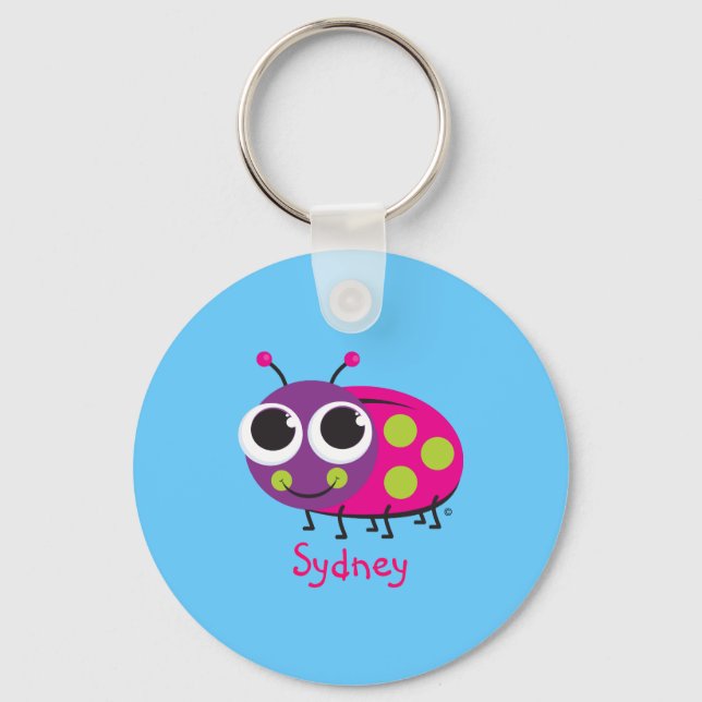 Porte-clés Porte - clé Ladybug personnalisé (Recto)