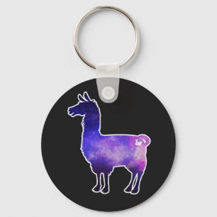 Porte-clés Porte - clé Llama galactique