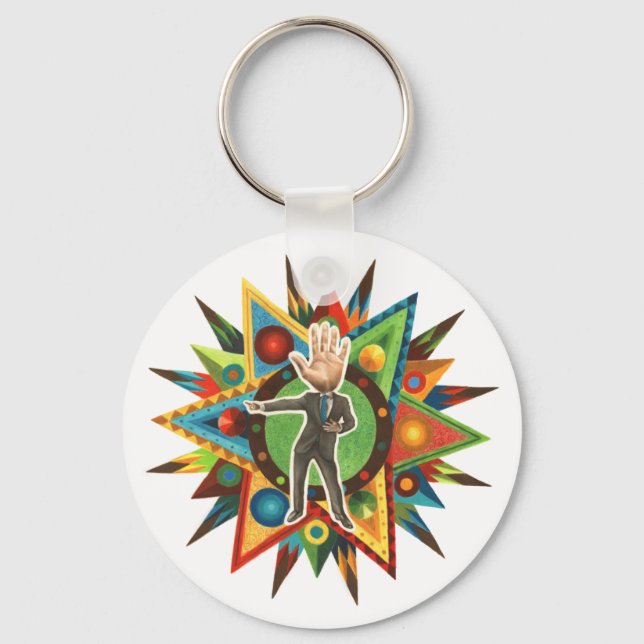 Porte-clés porte - clé "M. Facepalm" (Recto)