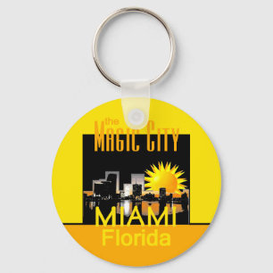 Porte-clés Porte - clé magique de ville de MIAMI