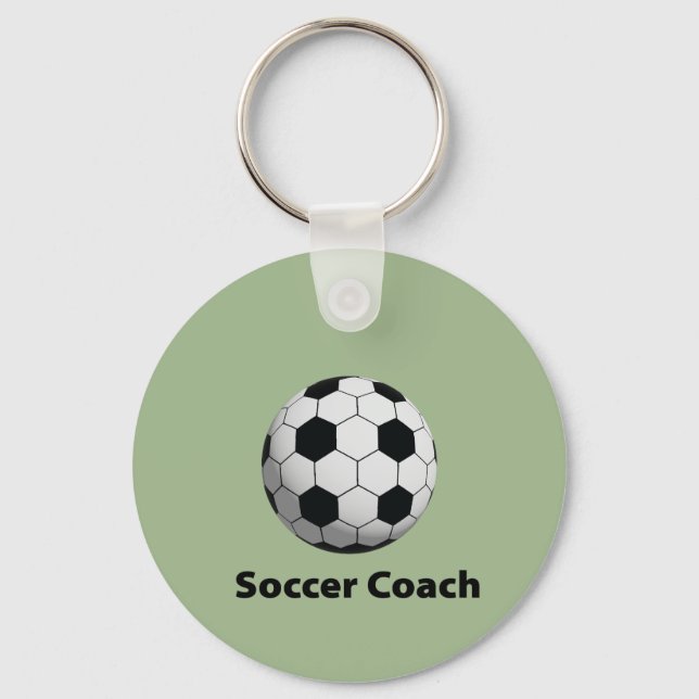 Porte-clés Porte - clé magnétique de l'entraîneur de football (Recto)