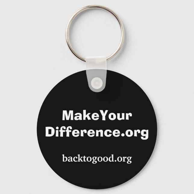 Porte-clés porte - clé MakeYourDifference.org (Recto)