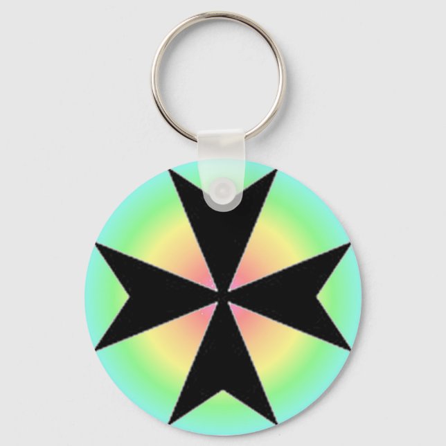 PORTE-CLÉS PORTE - CLÉ MALTESE CROSS (Recto)