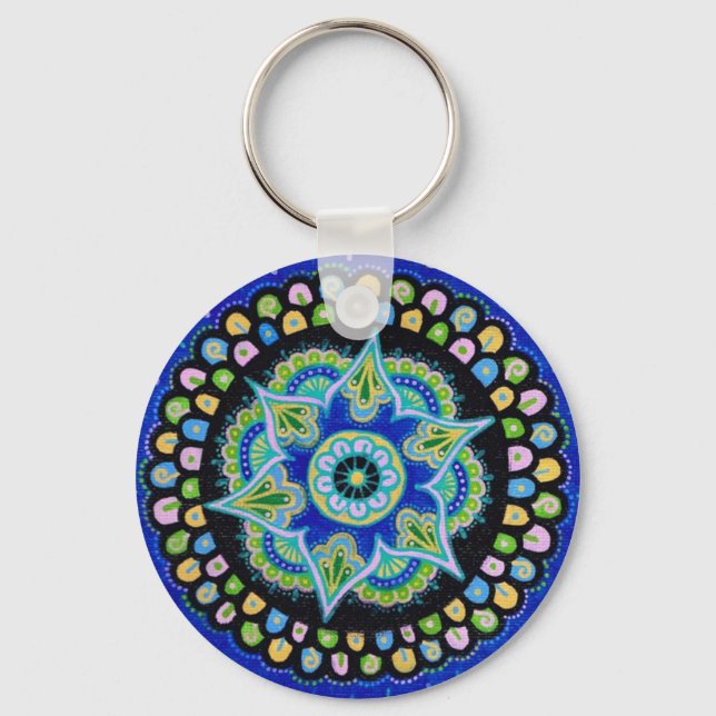 Porte-clés Porte - clé Mandala (Recto)