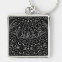 Porte - clé Mandala Charcharbon