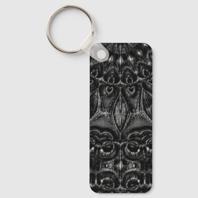 Porte-clés Porte - clé Mandala Charcharbon (Recto)
