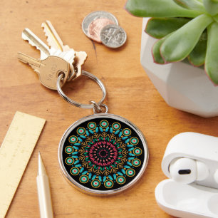 Porte-clés Porte - clé Mandala Flower