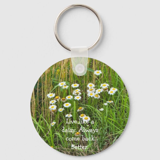 Porte-clés porte - clé - marguerite (Recto)