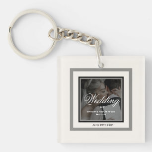 Porte-clés Porte - clé mariage blanc