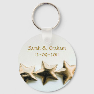 Porte-clés Porte - clé Mariage Gold Star