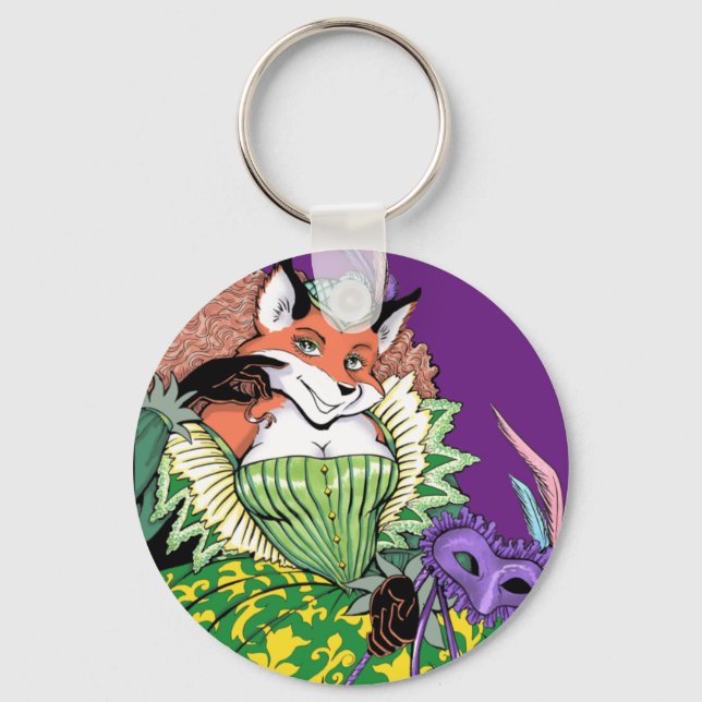 Porte-clés Porte - clé Masquerade Fox (Recto)