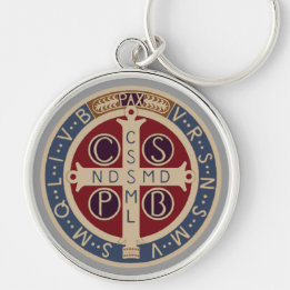 Porte-clés Porte - clé, médaille de St Benoît
