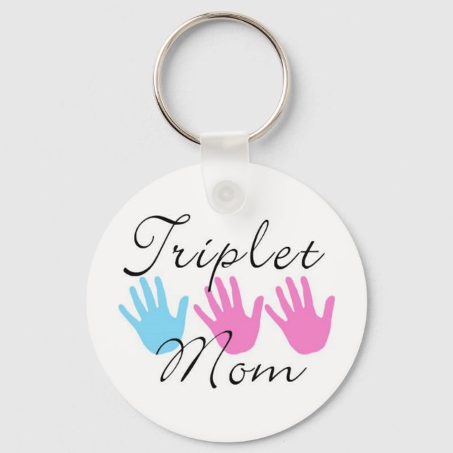 Porte-clés porte - clé mère triplet (Recto)