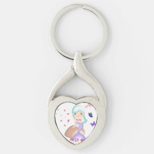 Porte-clés Porte - clé métallique d'inspiration artistique