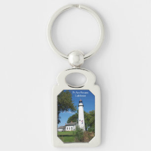 Porte-clés Porte - clé métallique du phare Pt Aux Barques