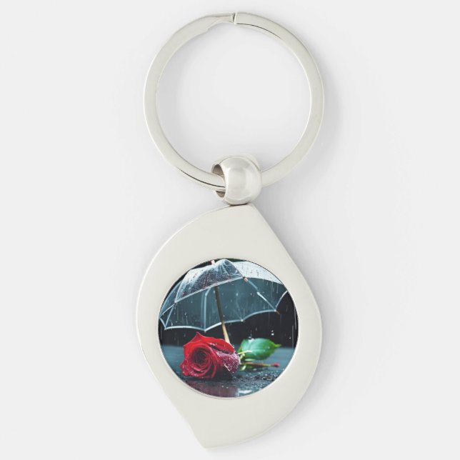 Porte-clés Porte - clé métallique élégant** 2. **Porte - clé  (Devant)