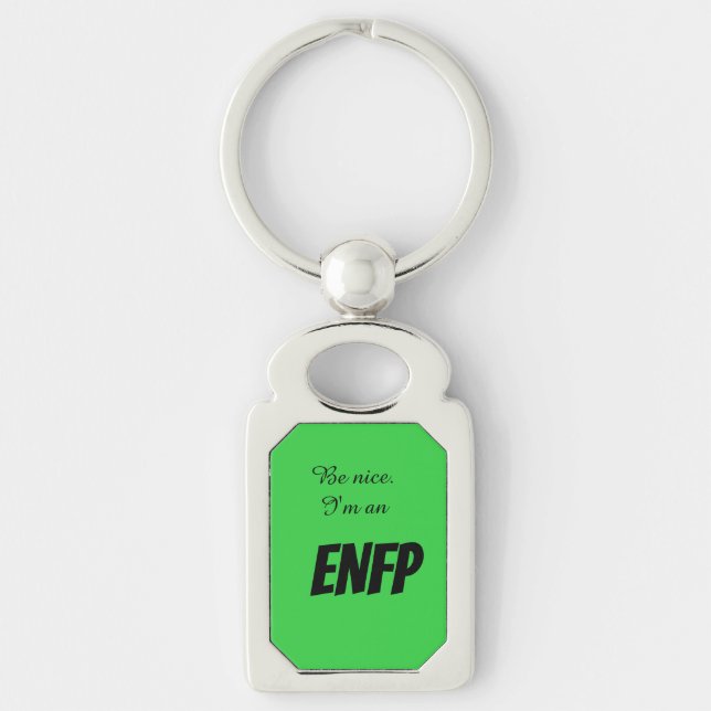 Porte-clés PORTE - CLÉ métallique ENFP (Devant)