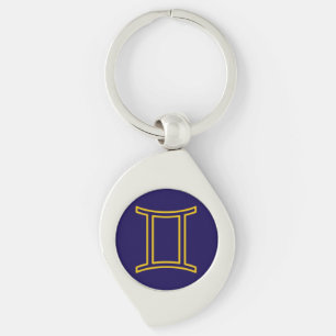 Porte-clés Porte - clé métallique Gemini Zodiac