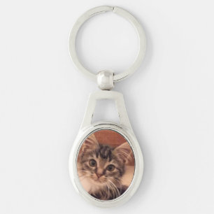 Porte-clés Porte - clé métallique Kitten Chats Clavier Clé de