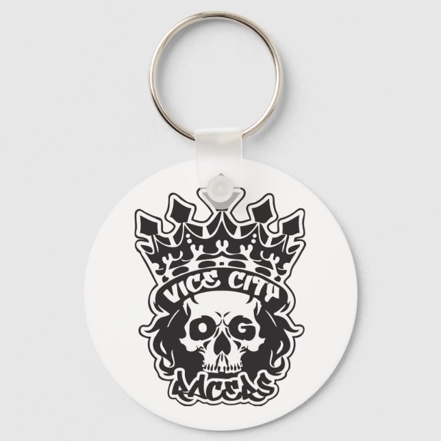 Porte-clés Porte - clé métallique - Logo VCOG (Recto)