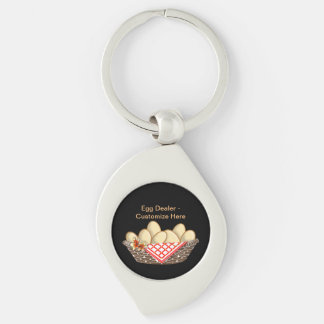 Porte-clés porte - clé métallique "Oeuf Dealer" - personnalis
