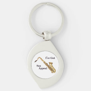 Porte-clés Porte - clé métallique saxophone