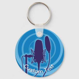 Porte-clés Porte - clé Microphone Studio