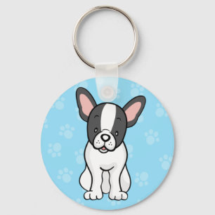 Porte-clés Porte - clé mignon de bouledogue français de chi