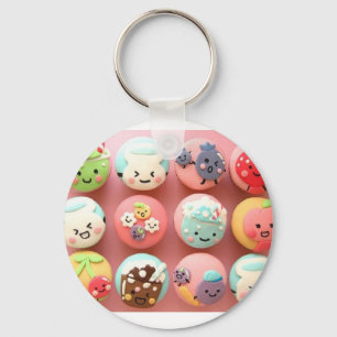 Porte-clés Porte - clé mignon de petit gâteau