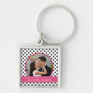 Porte-clés Porte - clé Modèle photo Mariage de Polka Dot