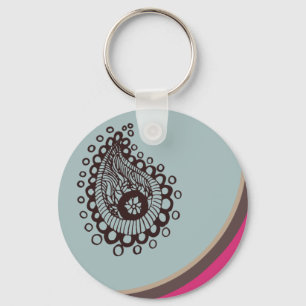 Porte-clés Porte - clé moderne de Paisley